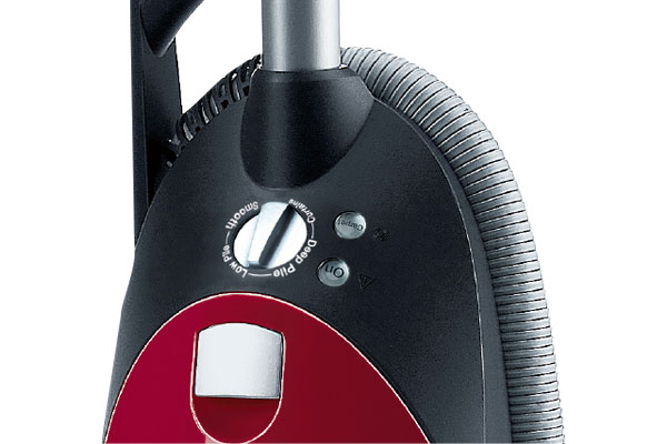 Miele S 7280 Salsa Upright Vacuum Cleaner Controls via rotary dial