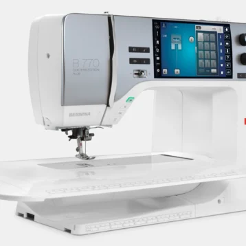 Bernina 770 Quilters Edition Plus close up