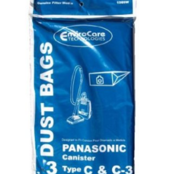 Panasonic Paper Bag Type C,C3 3 Pack