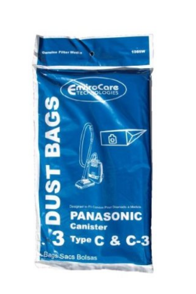 Panasonic Paper Bag Type C,C3 3 Pack